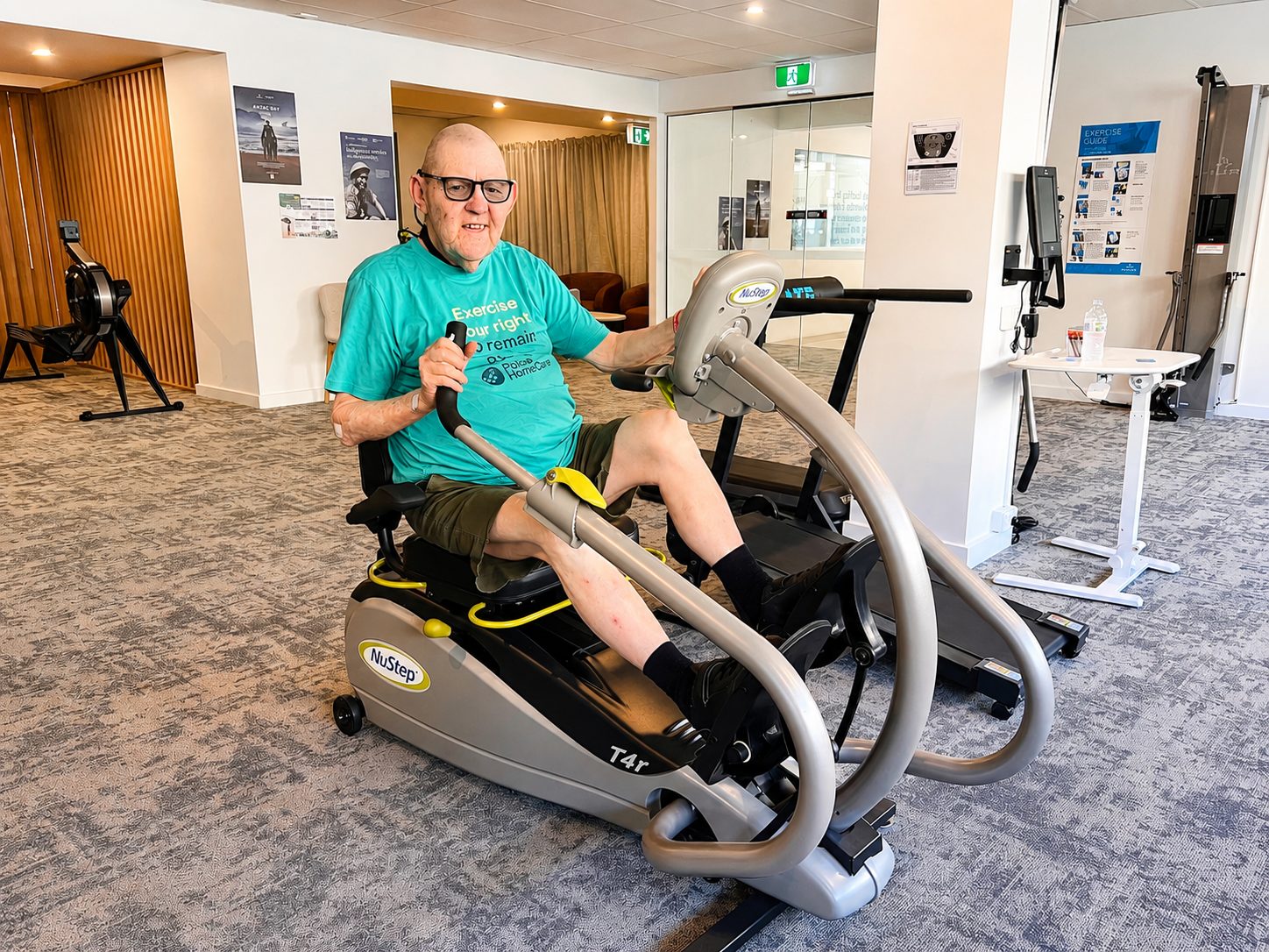 Low-impact cardio on the NuStep